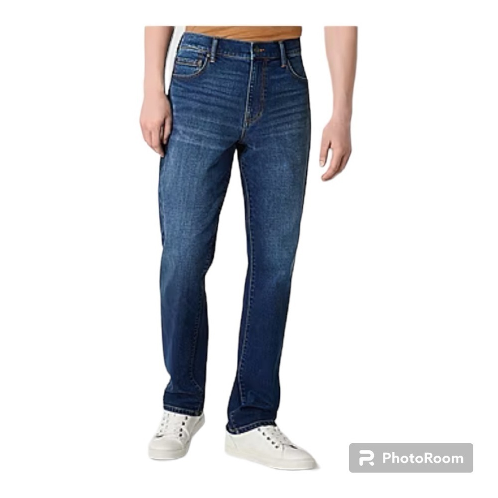 Mutual Weave Mens Straight Dark Wash Jeans | Size 29x30